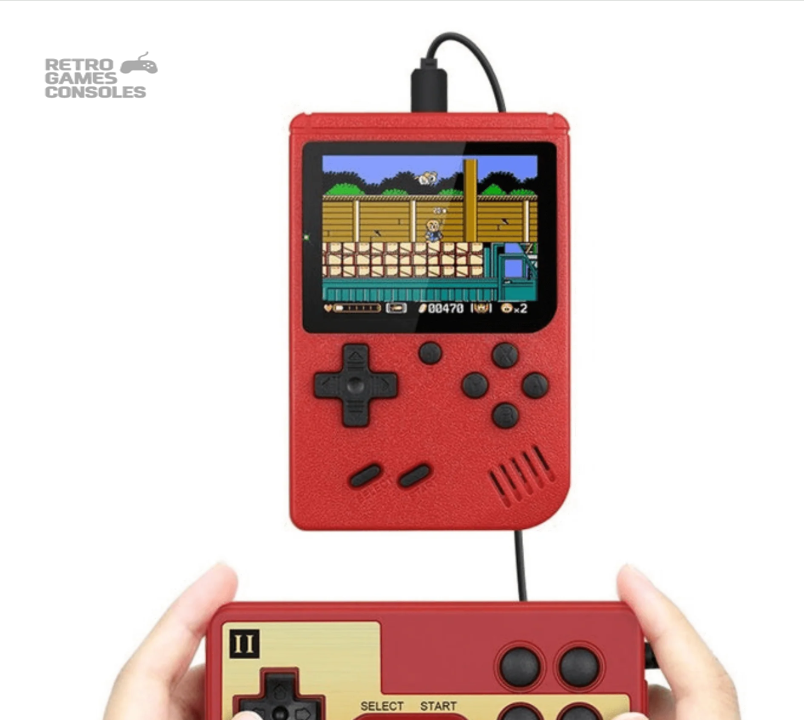 5" Handheld Retro Game Console – 500+ Built-In Arcade Games | TV Output | Two-Player Support