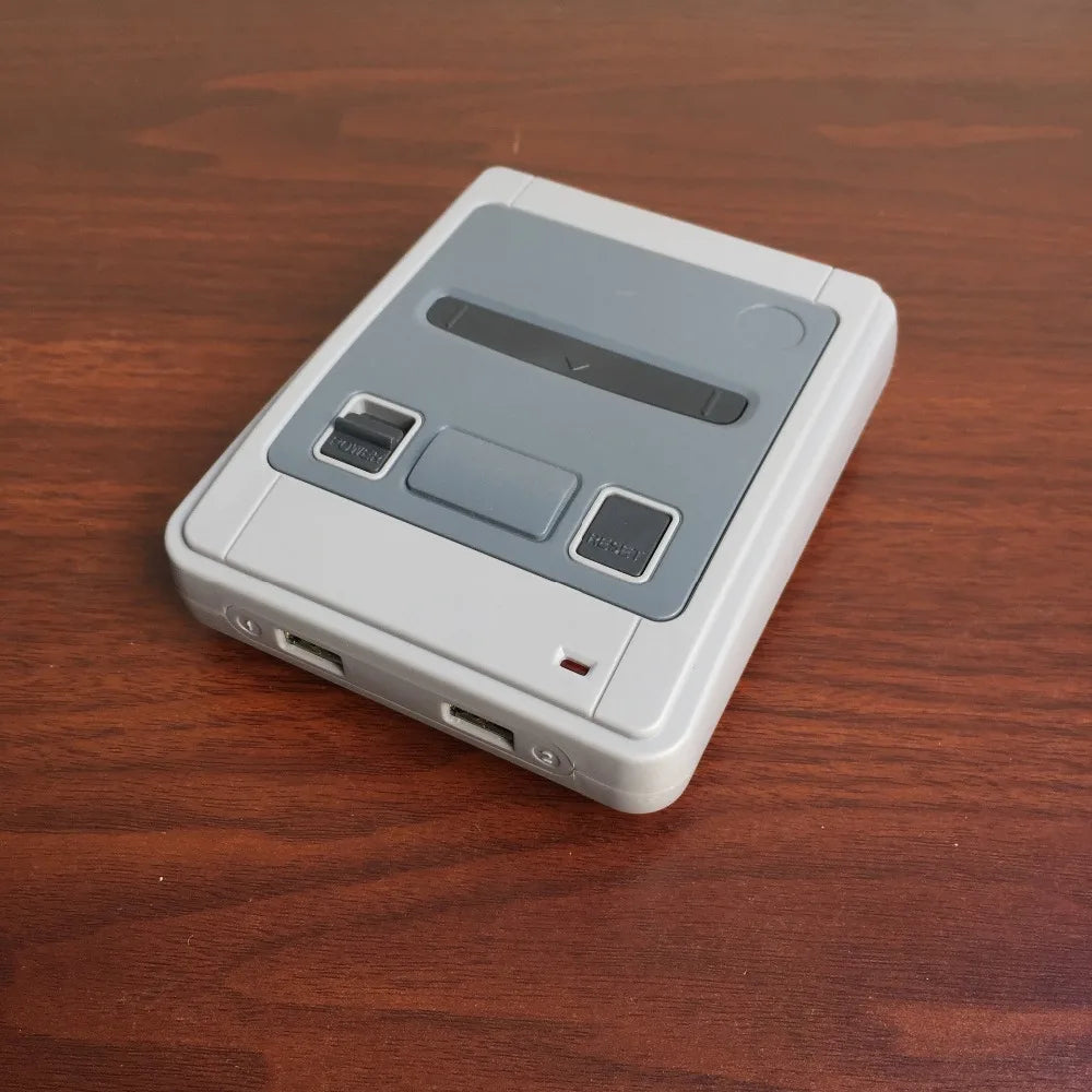 Retro Mini TV Game Console – 600 Built-In 8-Bit Games | AV Output | SNES-Style Design