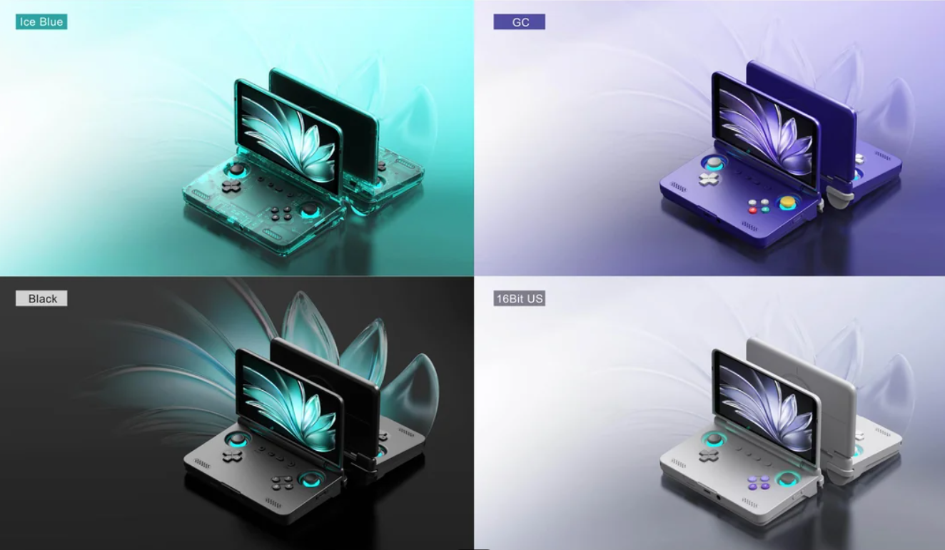 Retroid Pocket Flip 2 | 5.5" AMOLED 1080p Folding Handheld – 5000mAh Battery | WiFi