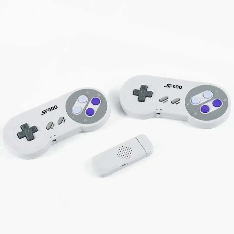SF900 SNES/NES Game Stick | HDMI Console – 5000 Games | 2.4G Wireless Controllers