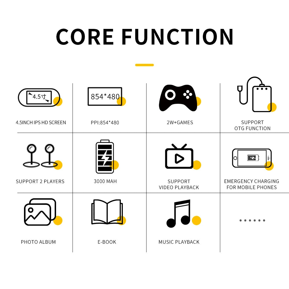 SF3000 Retro Handheld Game Console – 20,000+ Games | 4.5" IPS Screen | Portable Console