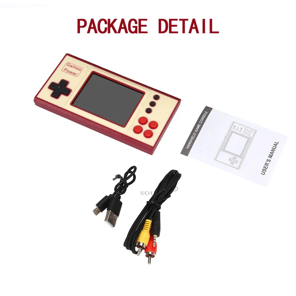 K30 Handheld Retro Game Console – 500 Built-In Games | 2.8" Screen | TV Output