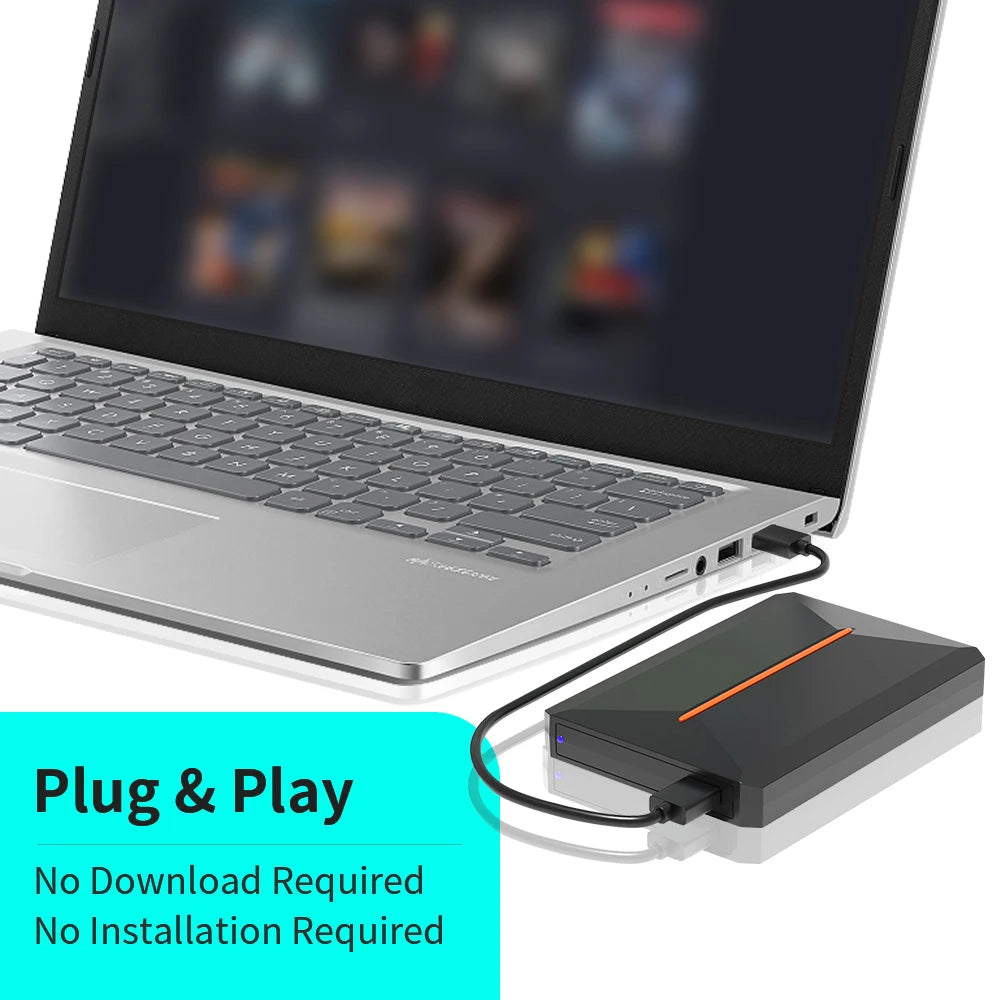 500GB Retro Gaming HDD LaunchBox – 3,700+ 3D & Classic Games | Works with PS4, PS3, PS2, Wii, N64, & Windows PC