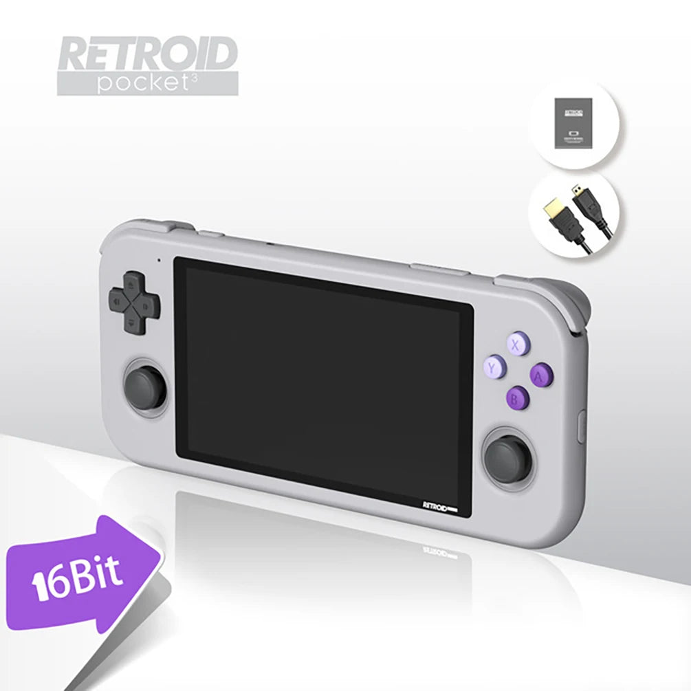 Retroid Pocket 3 | 4.7" IPS Android Handheld – Open Source Retro Gaming | 4000mAh Battery | 2-Year Warranty