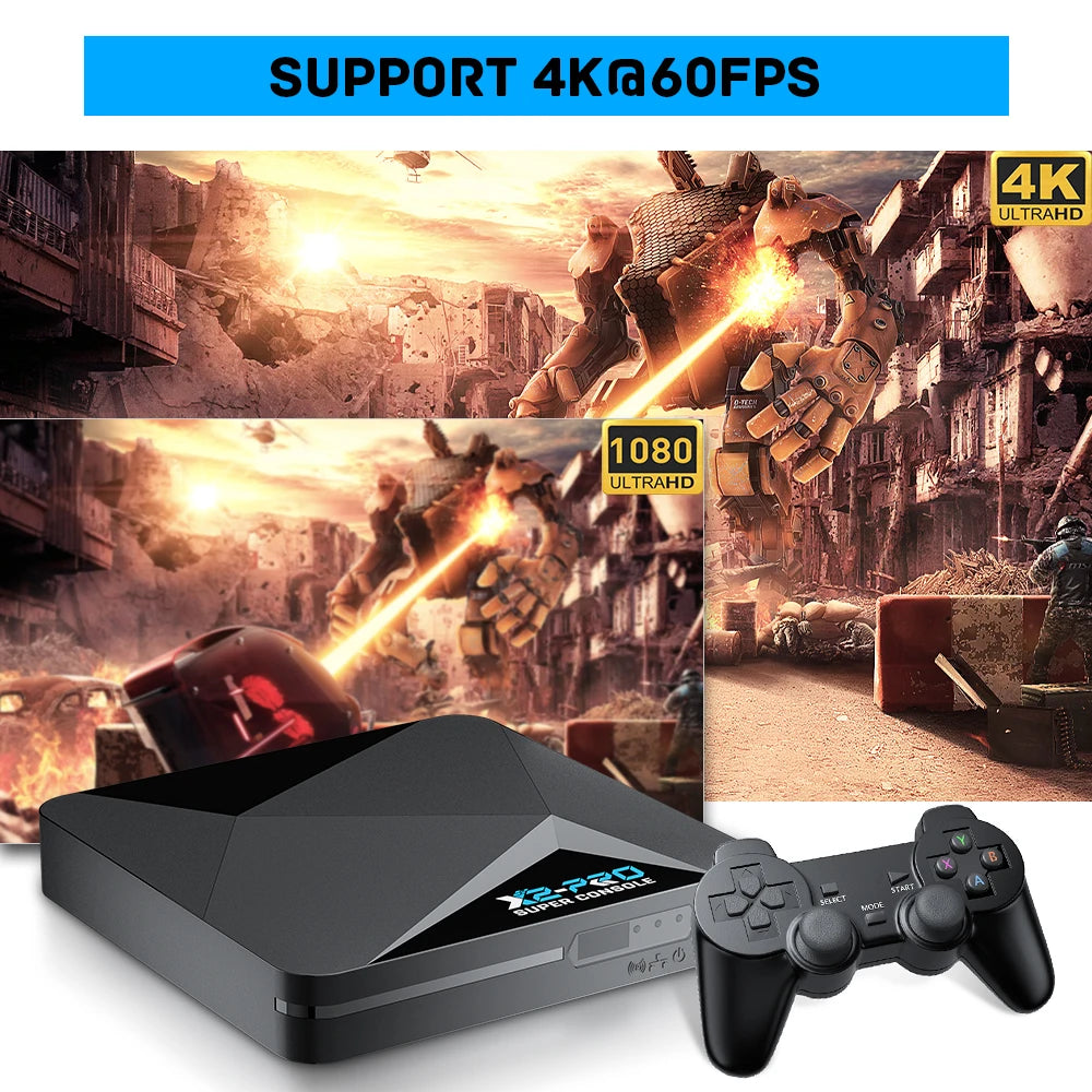 X2 Pro – Retro Game System with 100,000+ Games | 4K HD Output