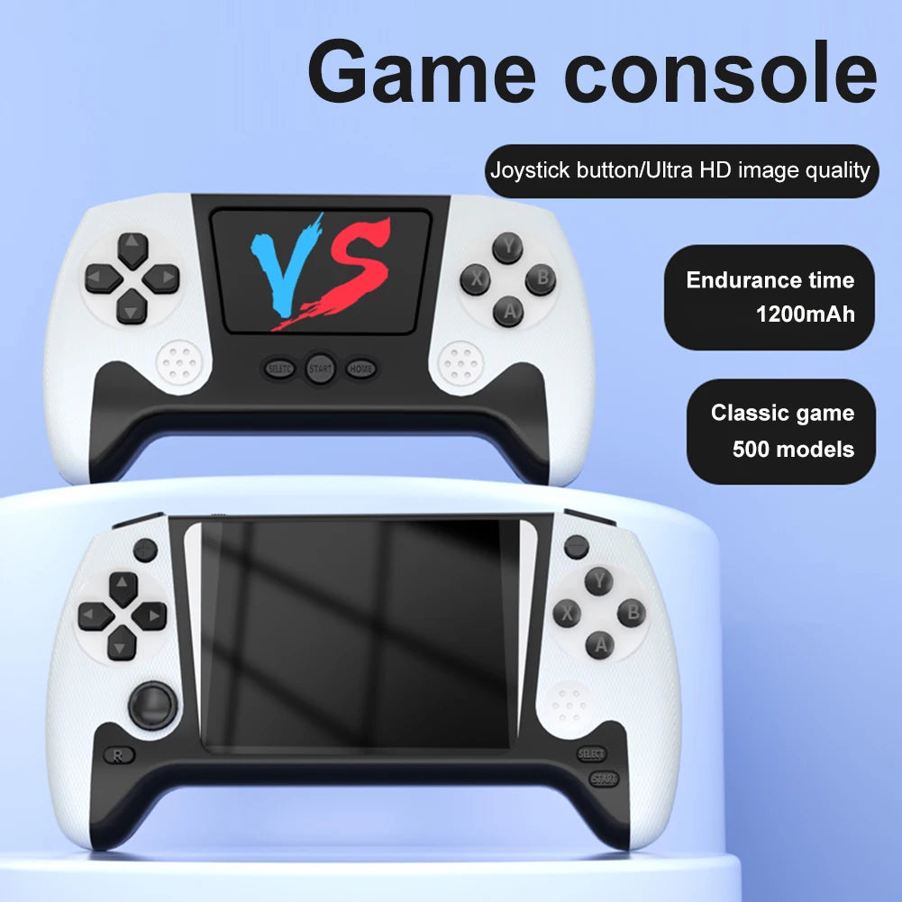 X10 | Retro Handheld Game Console – 500 Built-In Games | 3.5" LCD Screen | Portable Fun for Kids & Adults