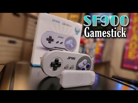 SF900 SNES/NES Game Stick | HDMI Console – 5000 Games | 2.4G Wireless Controllers